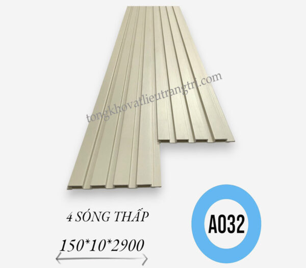 Lam sóng ốp tường - 4 sóng thấp A032