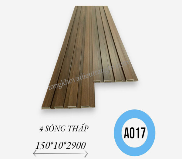 Lam sóng ốp tường - 4 sóng thấp A017