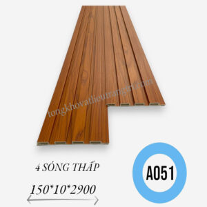 Lam sóng ốp tường - 4 sóng thấp A051