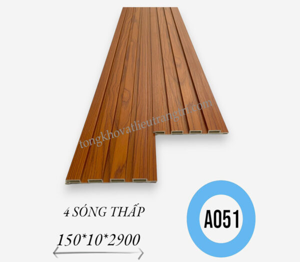 Lam sóng ốp tường - 4 sóng thấp A051